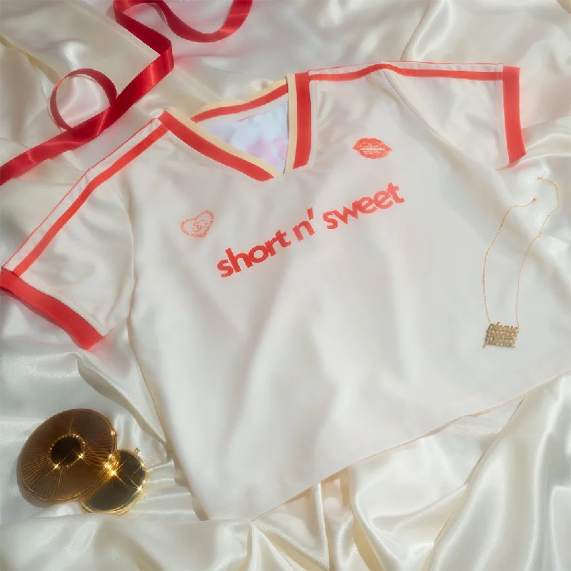 Women's Blouse with Keyhole CollarShort n' Sweet Soccer Jersey