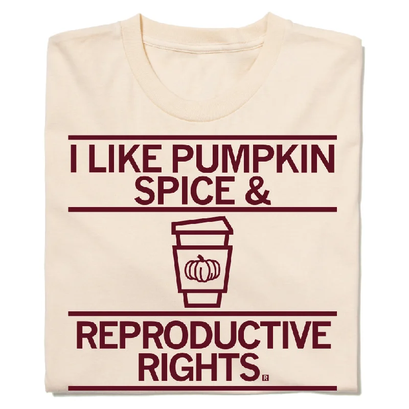 Women's Blouse with Shawl CollarPumpkin Spice & Reproductive Rights