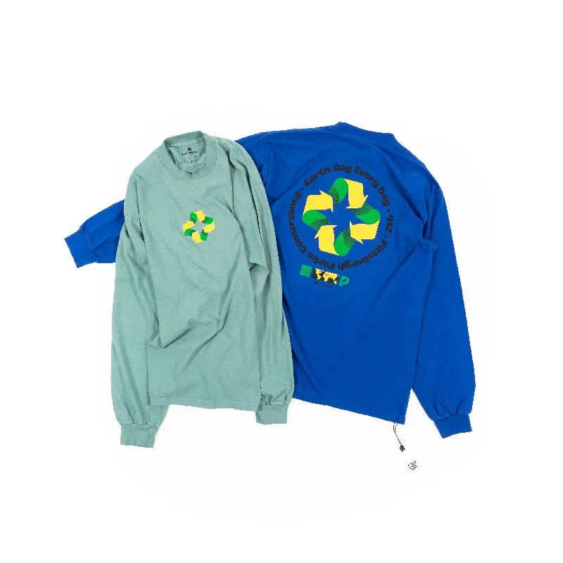 Women's Blouse with Boat Neck412® x PPC® Earth Day '22 L/S Tee