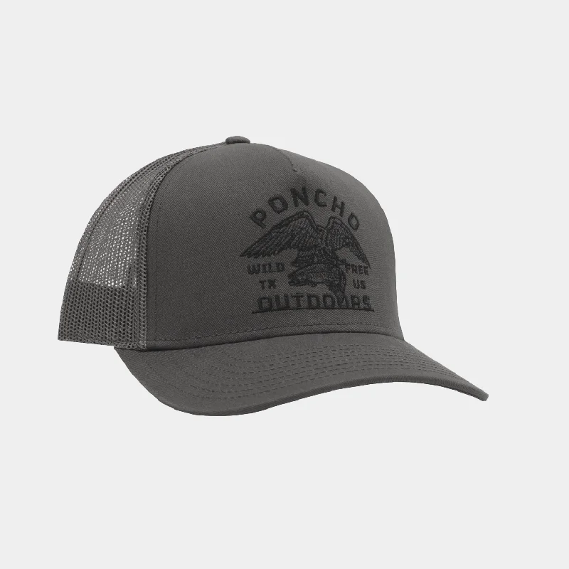 Women's Button-Up BlouseGrey Eagle Trucker Hat