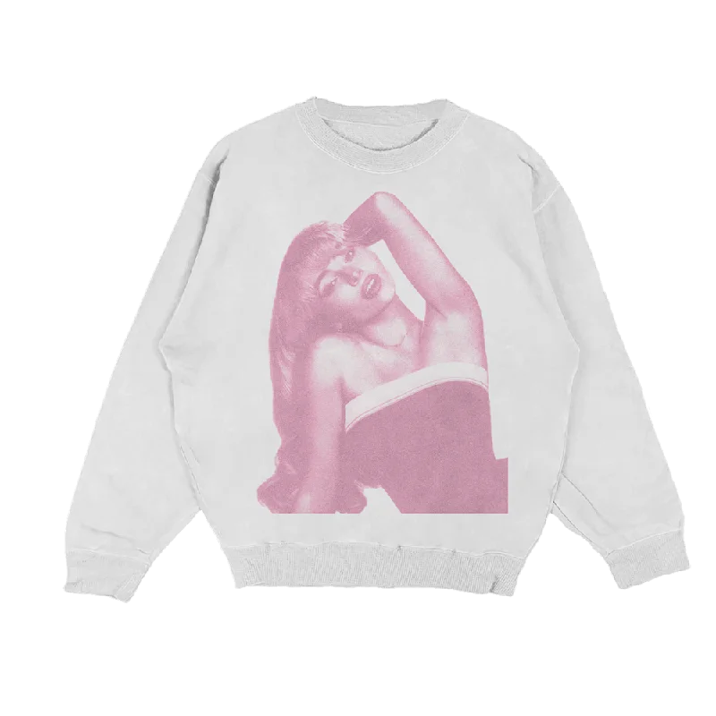 Women's Blouse with Keyhole CollarIvory Photo Crewneck