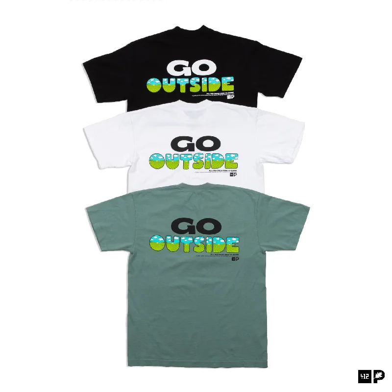 Women's Blouse with Pockets412® x PPC® "GO OUTSIDE" Tee