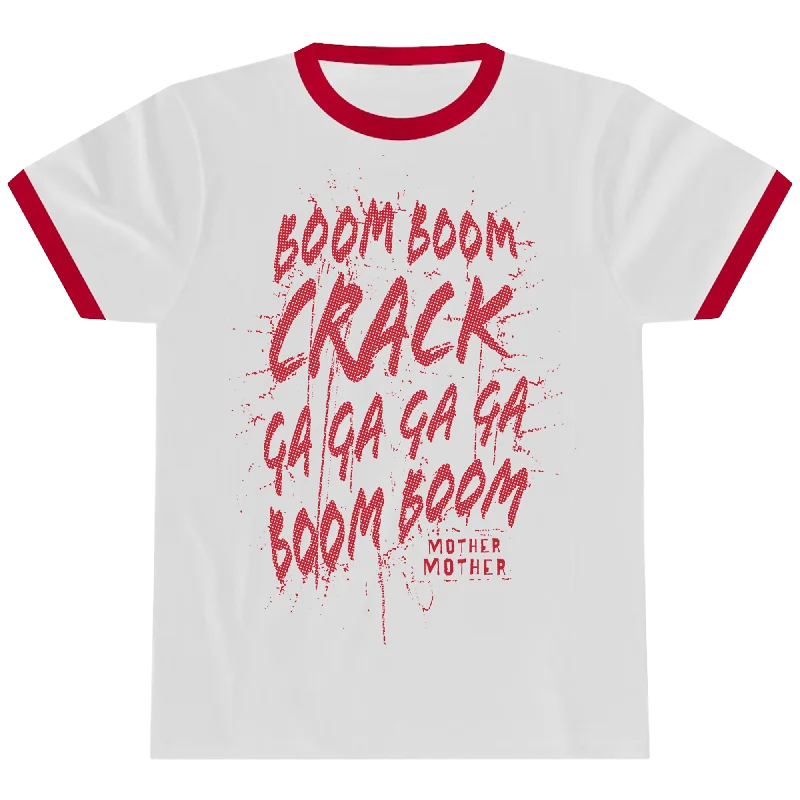 Women's Blouse for SchoolBoom Boom Crack Ringer Tee