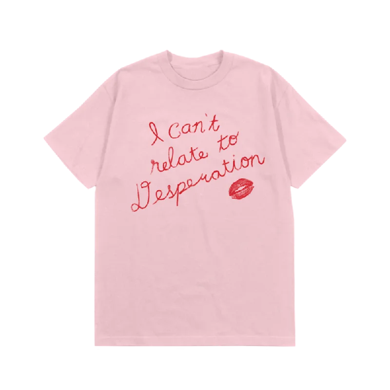 Women's Blouse with U-Shaped NeckCan’t Relate Pink Tee