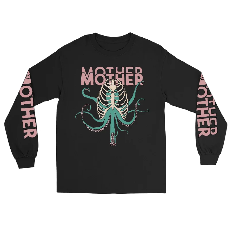 Women's Blouse with Peter Pan CollarOctopus Long Sleeve Tee