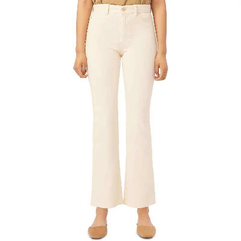 Women's Jodhpurs with Narrow CollarWomens Corduoy High Waisted High-Waisted Pants