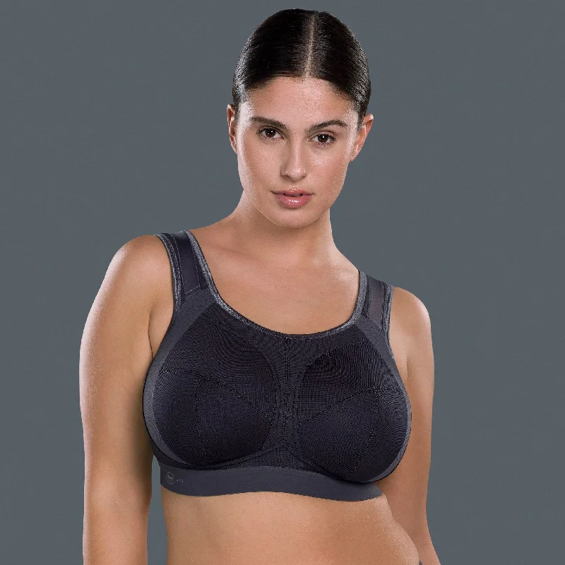 plus-size nursing bra with side supportANITA EXTREME CONTROL PLUS SPORTS BRA BLACK/ANTHRACITE