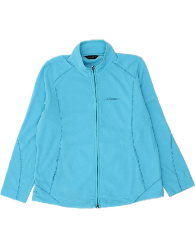 Stylish Women's CoatsSCHOFFEL Womens Fleece Jacket UK 20 2XL Blue Polyester