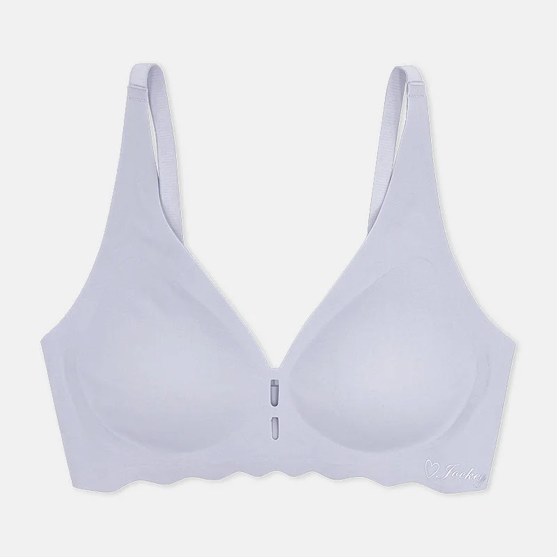 molded cup bra for shape retentionJockey® Ladies Low V Wire Free Bra | Microfiber Spandex | JLR359058