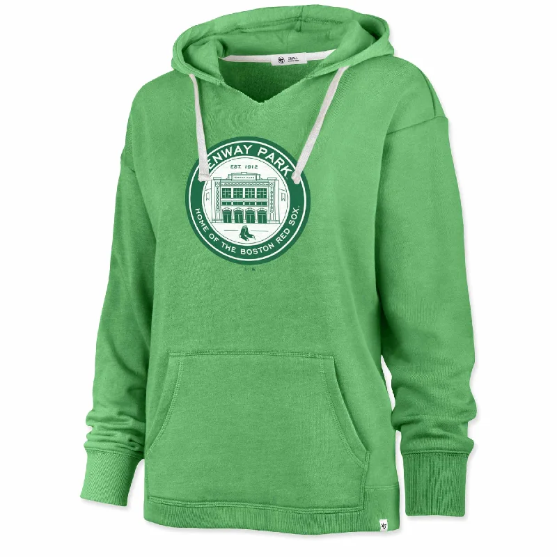 Women's Hooded Sweatshirts with Soft FabricLadies 47 Hood - Fenway Coin Logo - Green Apple