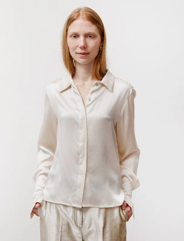 Women's Blouse for BusinessPeregrine Silk Blouse Ivory