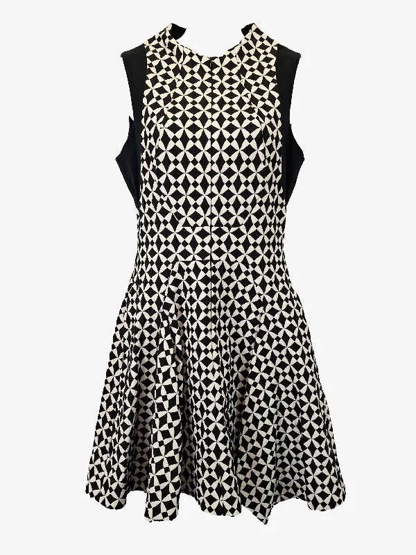 Women's Peter Pan Collar DressesCue Tailored A Line Mini Dress Size 8