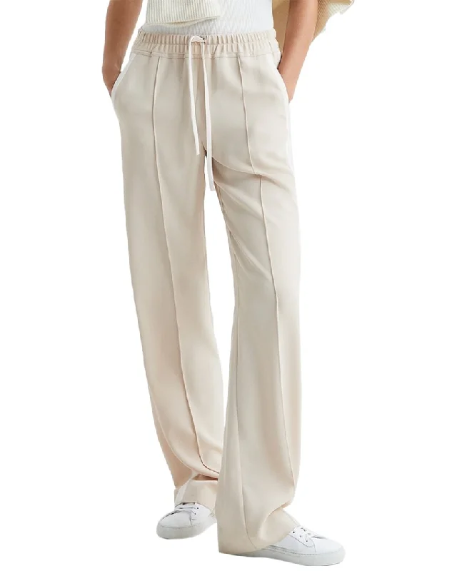 Women's Jodhpurs with Notched CollarReiss Frazer Wide Leg Side Stripe Trouser