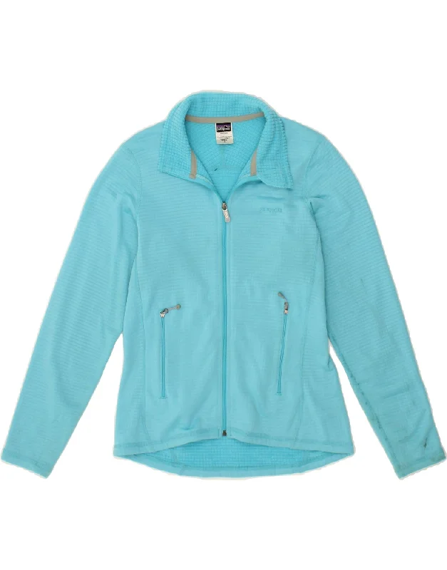 Women's Windbreaker CoatsPATAGONIA Womens Fleece Jacket UK 10 Small Blue Polyester