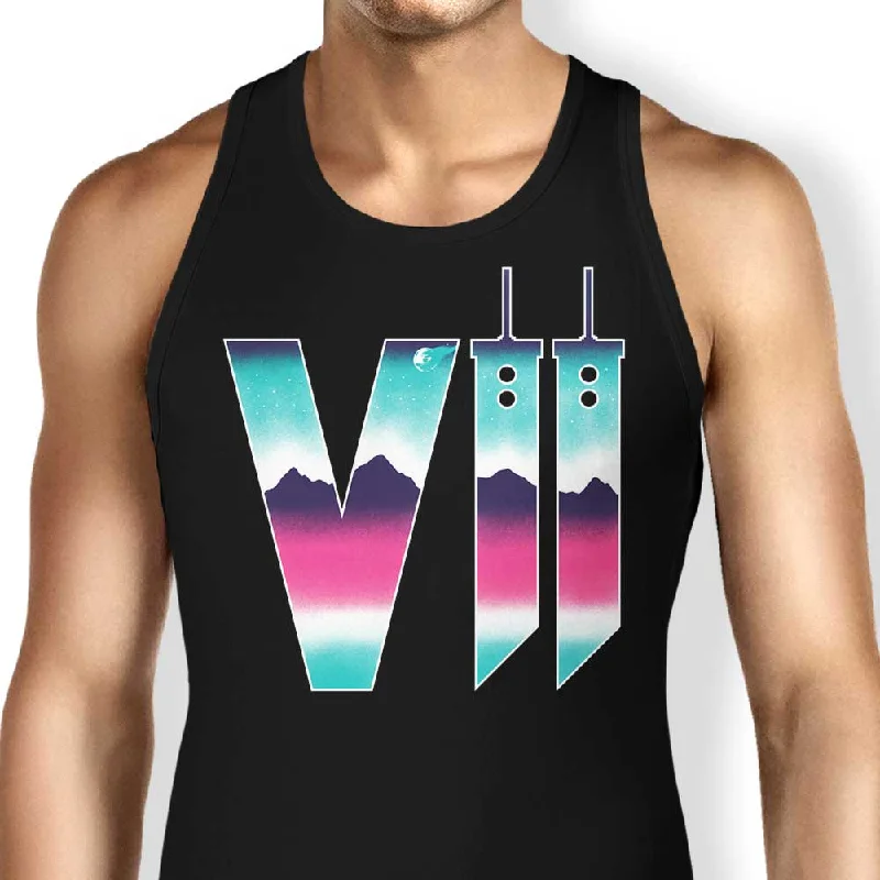 Women's Blouse with Notched CollarNeon Fantasy VII - Tank Top