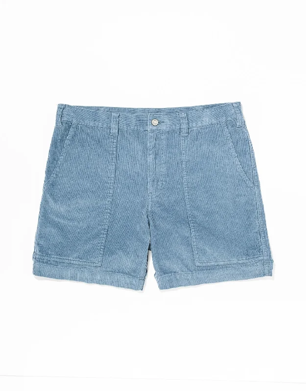 Women's Dress ShortsCORDUROY SHORTS - BLUE