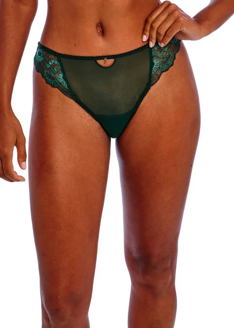 plus-size nursing bra with crossover strapsLoveland Deep Emerald Brief