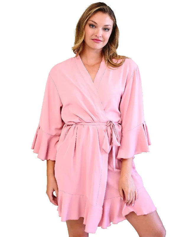 women's pajamas for those who love comfortRuffle Robe