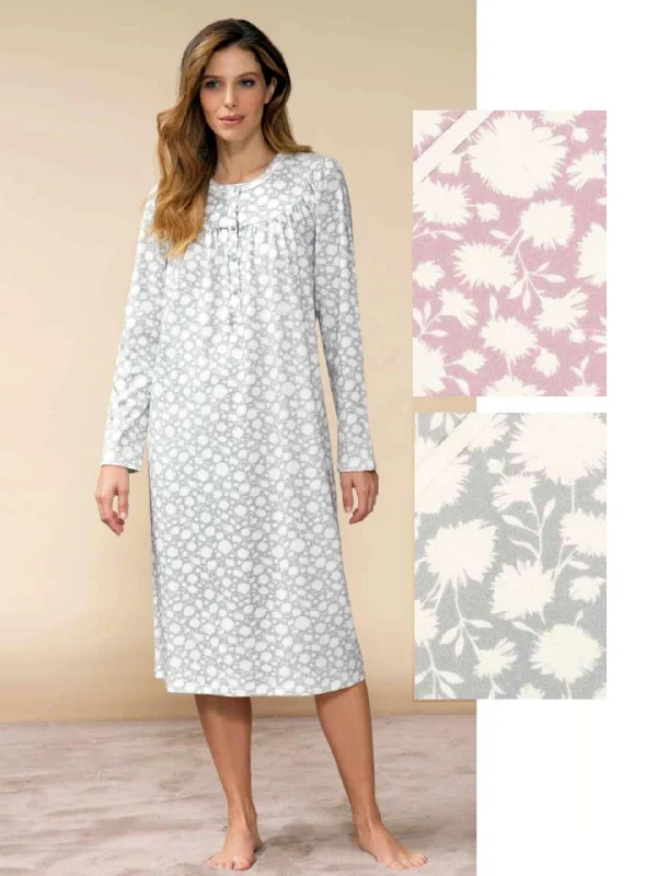 women's pajamas made from organic cottonLinclalor Long Sleeved nightie LP292889