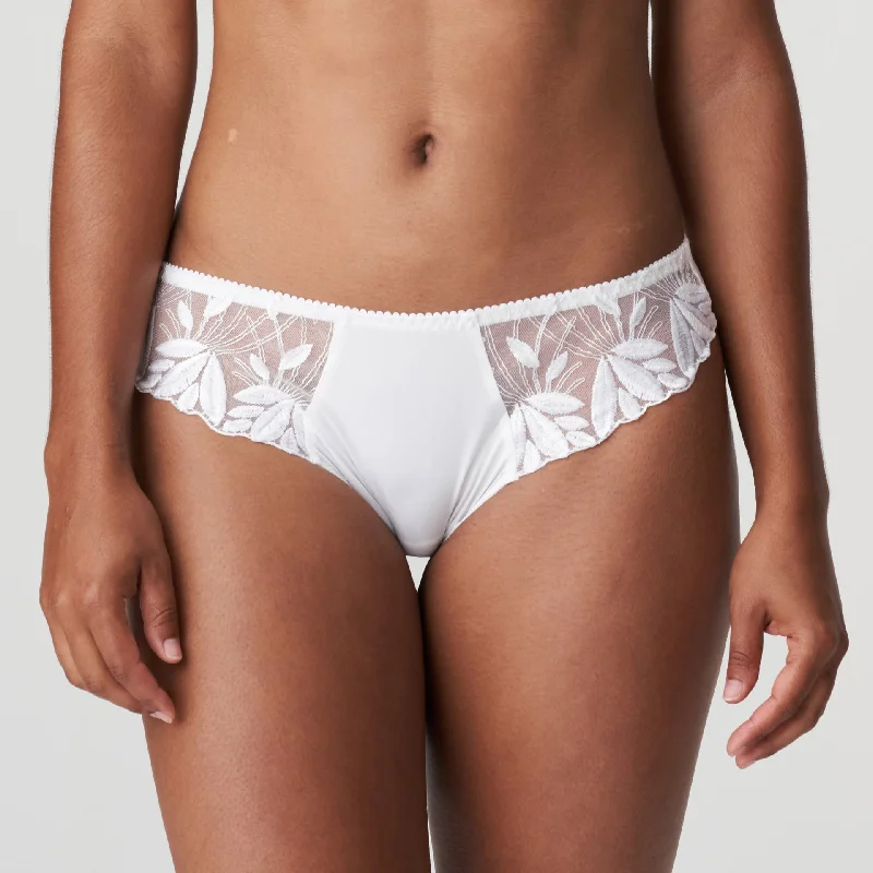 moisture-wicking mesh panties for intense workoutsPrima Donna Thong - Orlando- White