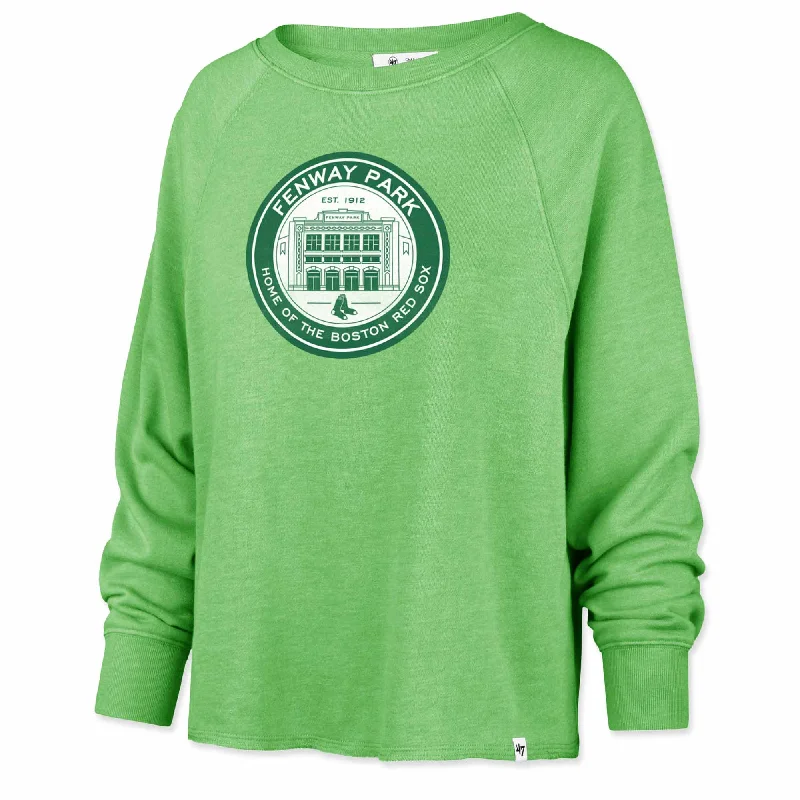 Women's Hooded Sweatshirts with Tight WaistLadies 47 Emerson Crew - Fenway Green Apple