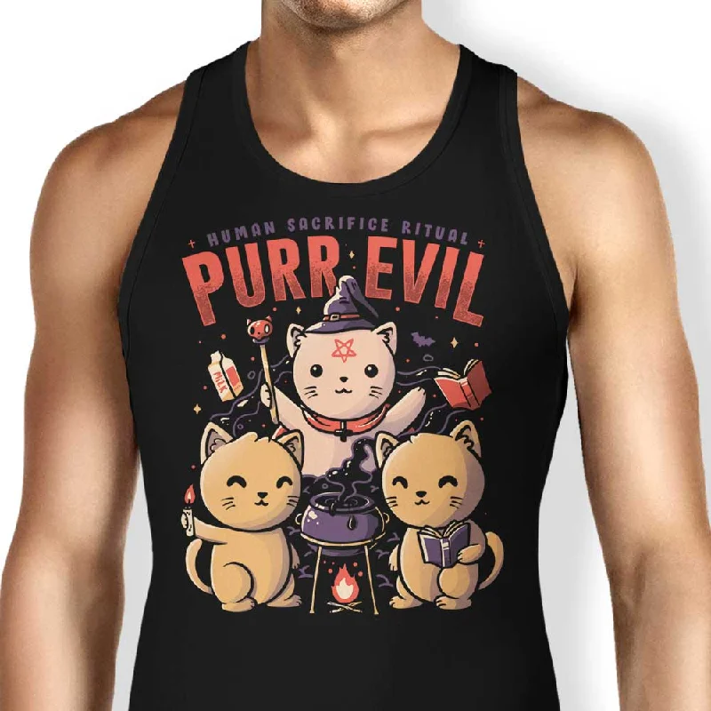 Women's Patterned BlousePurr Evil - Tank Top