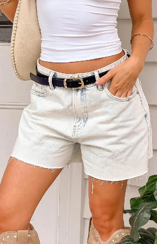 Women's Fashionable ShortsAnnette Acid Wash Denim Shorts