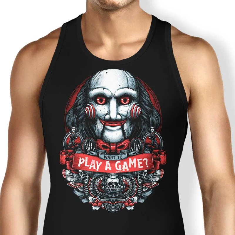 Women's Cotton BlouseLet's Play a Game - Tank Top