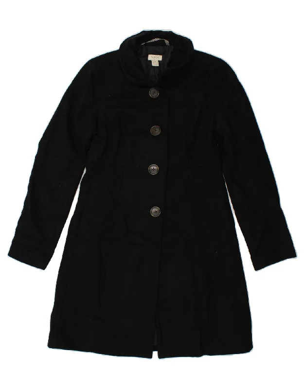 Women's Rain CoatsJ. CREW Womens Overcoat US 0 XS Black Wool