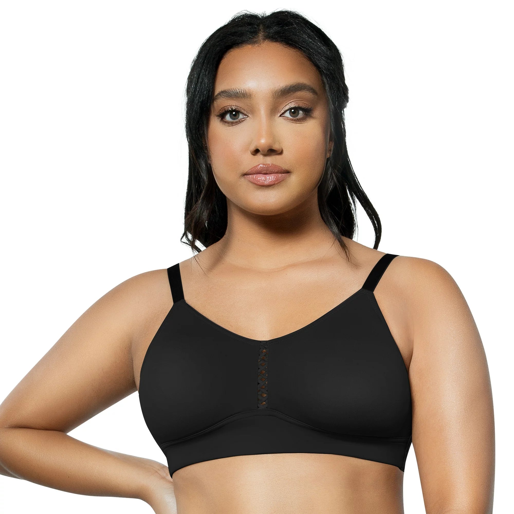 full-coverage bra for large bustsPARFAIT ERIKA BRALETTE BLACK