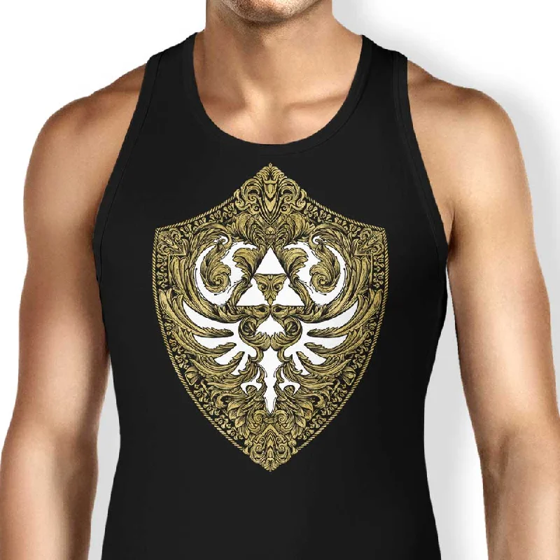 Women's Blouse with Mid-LengthHylian Victoriana (Gold) - Tank Top