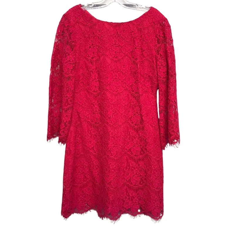 Women's Shirt Collar DressesDress Party Short By Cynthia Steffe In Red, Size:M