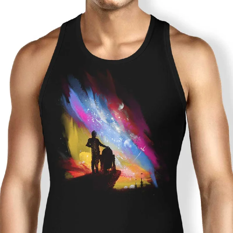 Women's Blouse with Shirt CollarSunset on Tatooine - Tank Top