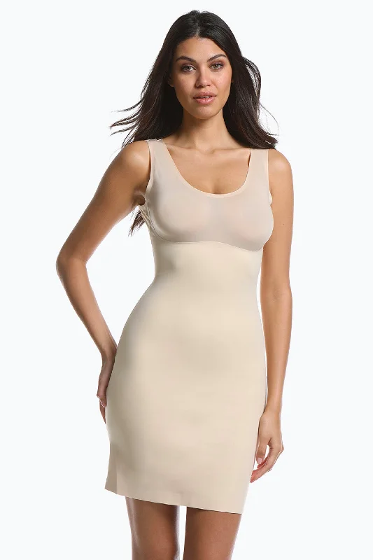 seamless body brief with thong backTone Your Body Tank Dress Latte