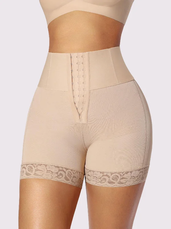 full-body suit with mesh panels for comfortFeelingirl High Waisted Tummy Control Butt Lifter Shorts