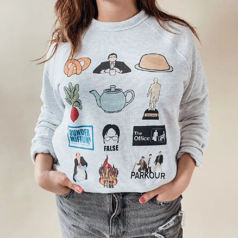 Women's Hooded SweatshirtsThe Office - Clipart Crewneck