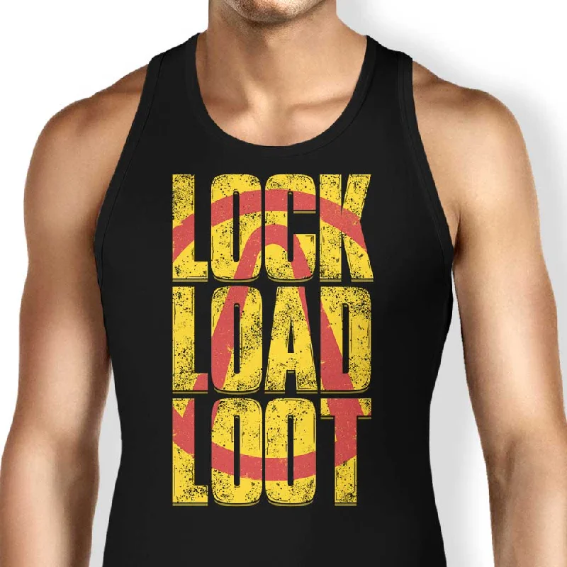 Women's Blouse with Narrow CollarLock Load Loot - Tank Top