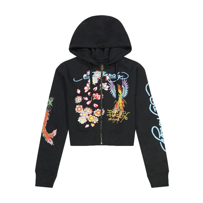 Women's Hooded SweatpantsPhoenix Cropped Hoodie