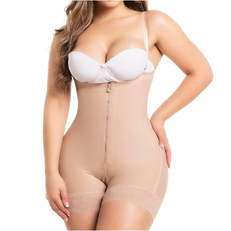 seamless body shaper for daily wearFajas Salome 0214 | Faja Moldeadora Postparto y Uso Diario | Levanta Cola Ideal para Usar con Vestidos