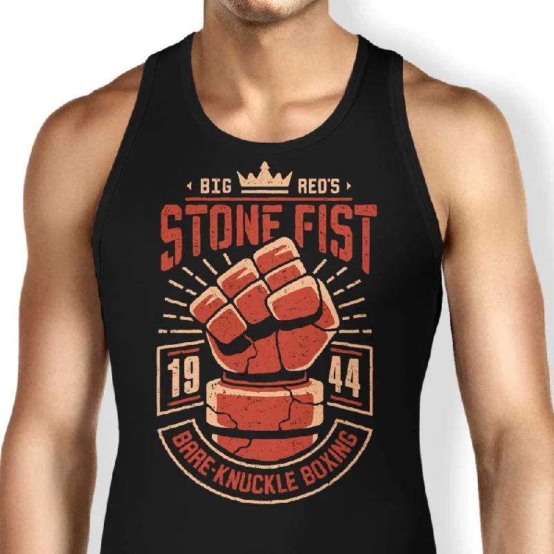 Women's Blouse with Mandarin CollarStone Fist Boxing - Tank Top