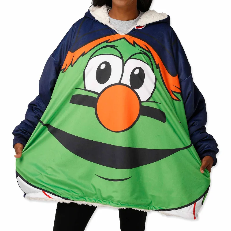 Women's Hooded Sweatshirts with Slant PocketsSherpa Hoodeez - Mascot