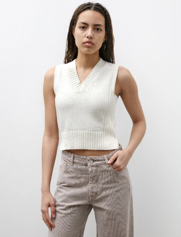 Women's Blouse with Square CollarMichigan Tank Natural Tousled Cotton