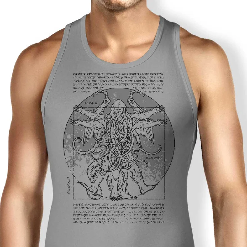 Women's Blouse with Mid-LengthLovecraftian Man - Tank Top