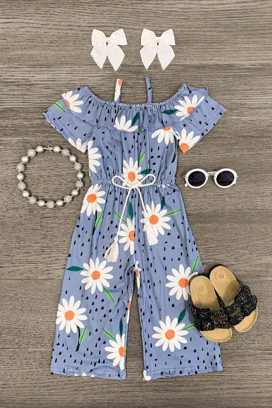 Women's Jumpsuits with Square NeckDaisy Cold Shoulder Jumpsuit