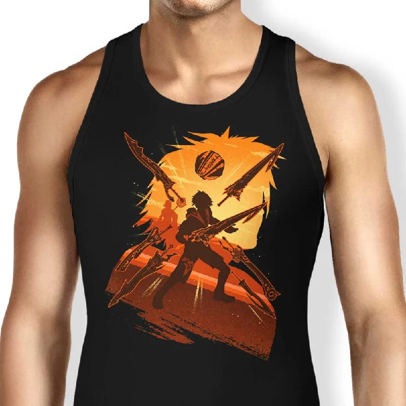 Women's Blouse with U-Shaped CollarAttack of Tidus - Tank Top