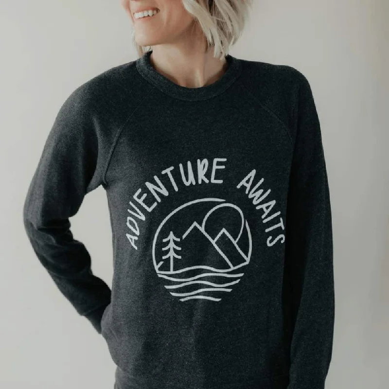 Women's Hooded Sweatshirts with Cozy FabricAdventure Awaits Sweatshirt