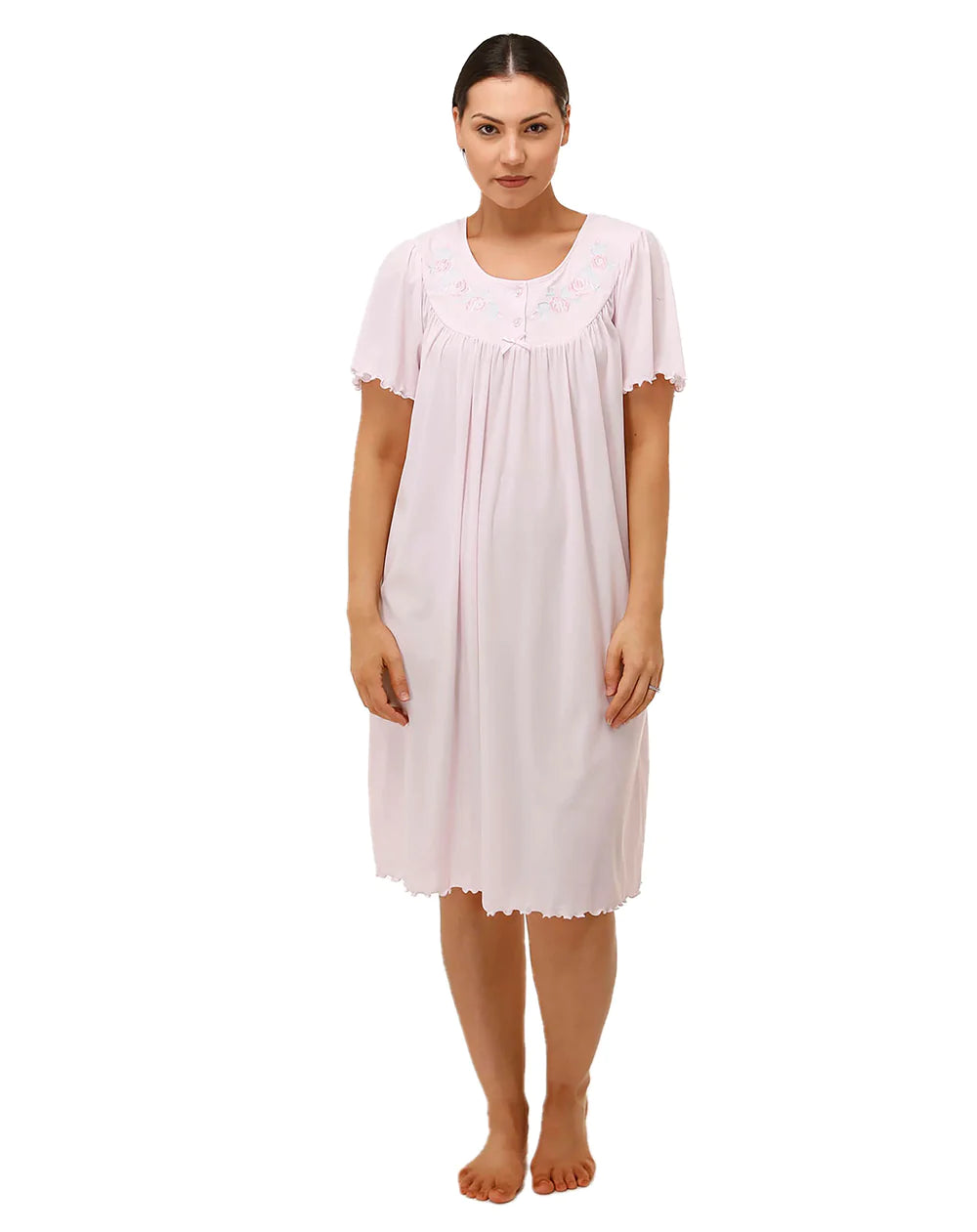 high-quality women's pajama setsSchrank SK209TS3 Trilobal Short Sleeve Nightie