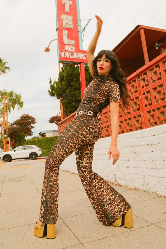 Women's Jumpsuits with Skinny LegJagger Jumpsuit in Leopard