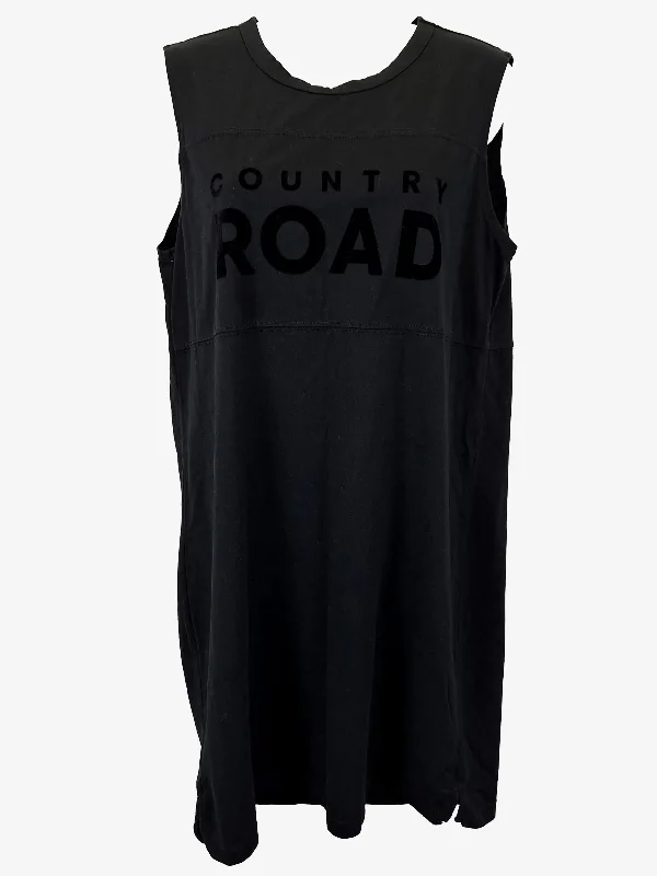 Women's Mandarin-Neck DressesCountry Road Everyday Cotton Tank Mini Dress Size M