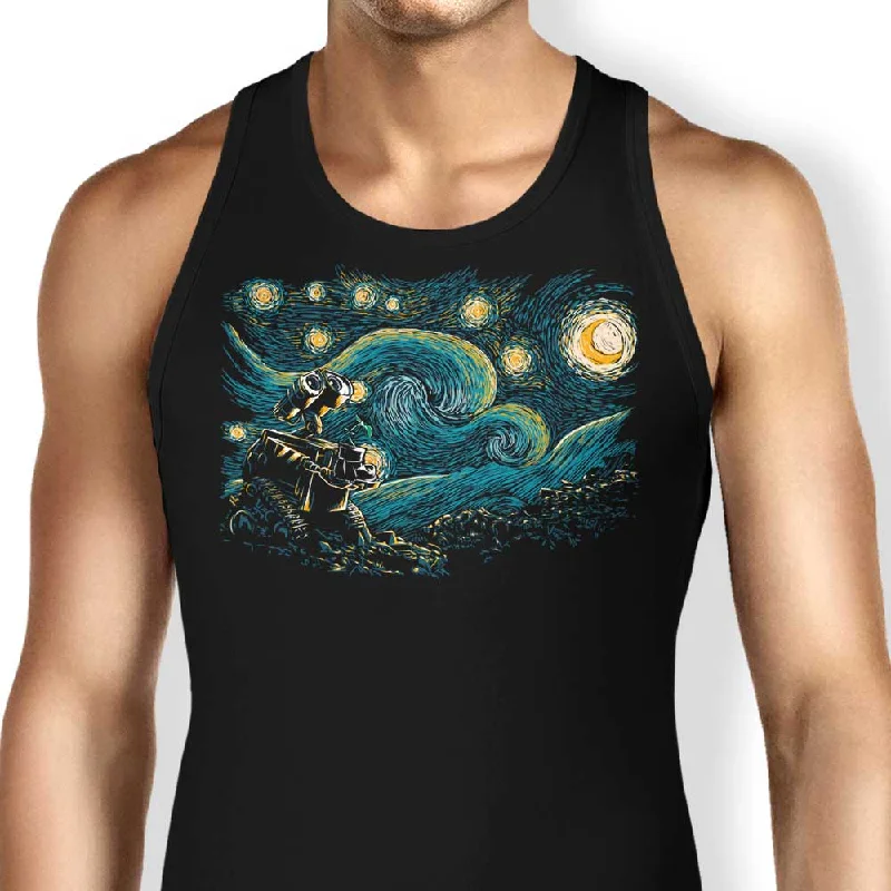 Women's Sleeveless BlouseStarry Robot - Tank Top